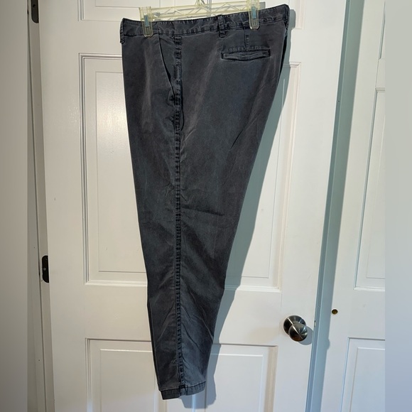 🌼GAP Girlfriend Chinos in Washed Black w Tuxedo Trim size 20 - Picture 7 of 8